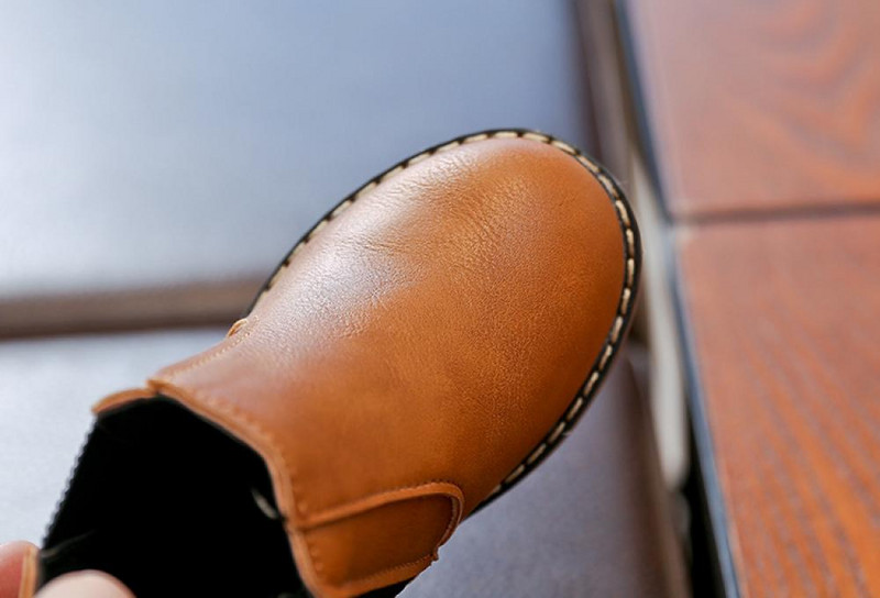 Ρετρό παιδικές μπότες ιππασίας Άνοιξη Φθινόπωρο Μποτάκια Μόδα Παιδικά Κορίτσια Casual Παπούτσια Κορυφαίας ποιότητας Αγόρια Δερμάτινα μωρά