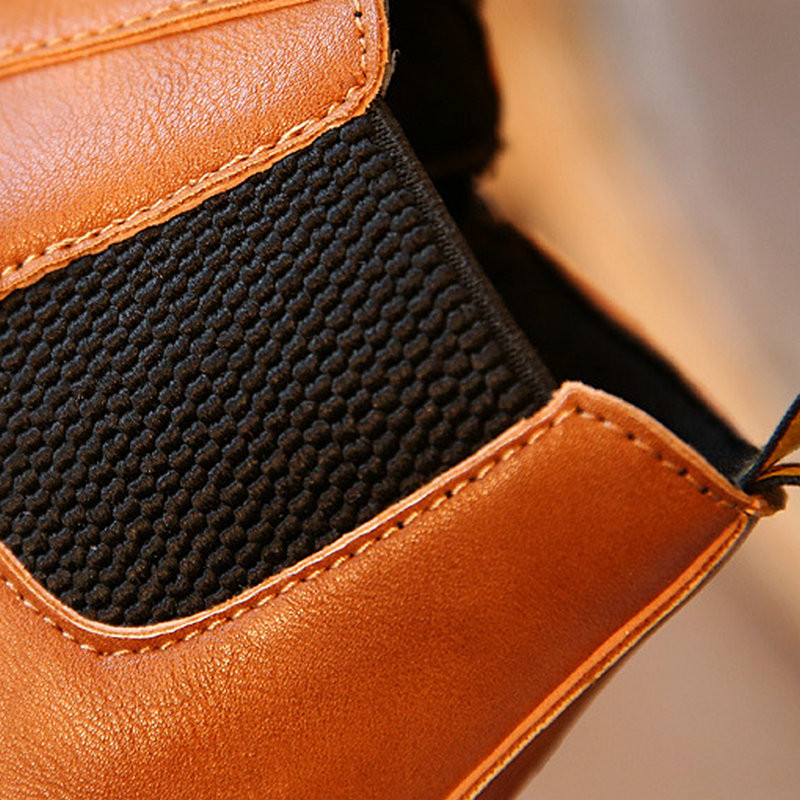 Nové jarné jesenné detské martinské čižmy, značkové kožené topánky, módne chlapčenské dievčenské detské čižmy na zips, mäkké ležérne zimné topánky