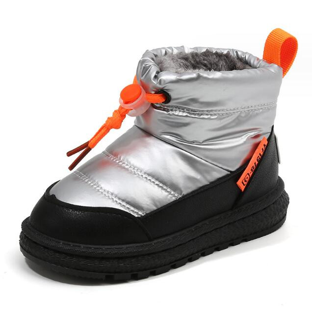2023 Dječaci Djevojčice Čizme za snijeg Cool Svestrane kožne tople plišane cipele za snijeg Modne dječje sportske cipele princeza Dječje krznene tenisice