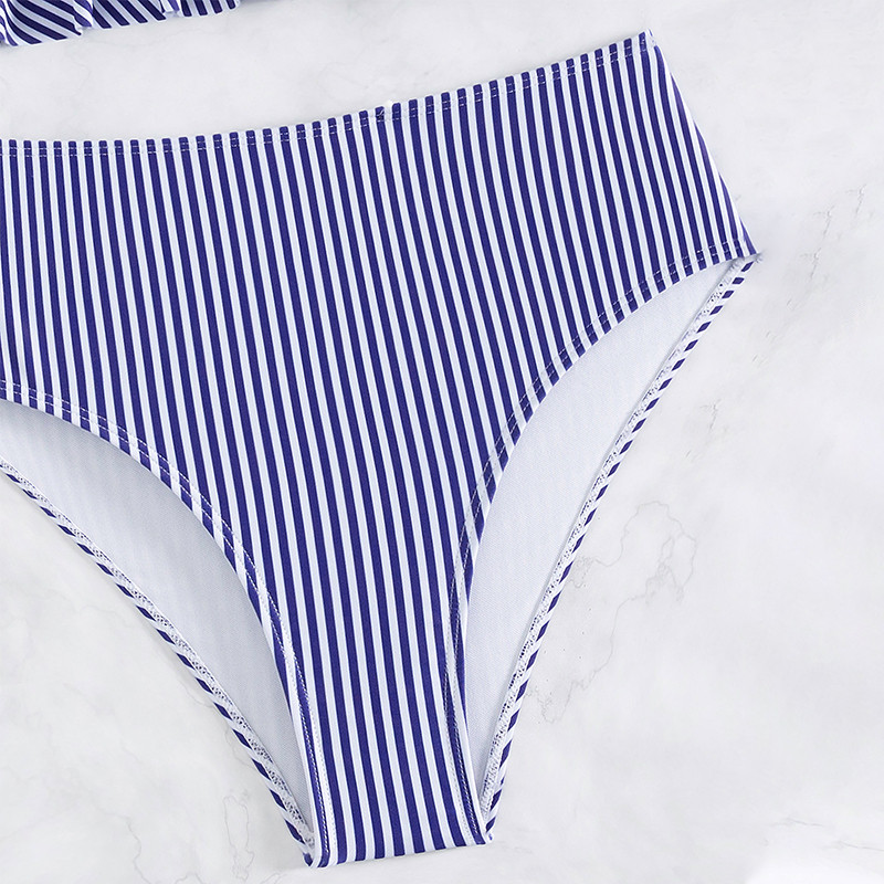 Dámske plavky s vysokým pásom, volánikmi a strihom bikín Para Praia, set s vysokým pásom, 2023