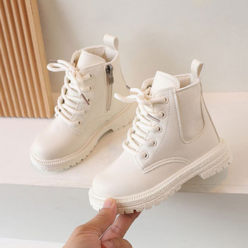 Δερμάτινη μπότα Bay Casual Sneaker for Boy Kid Soft Sole Short Boot Toddler Boot Baby girl Shoe Sapato Infantil Para Menina Zapatos