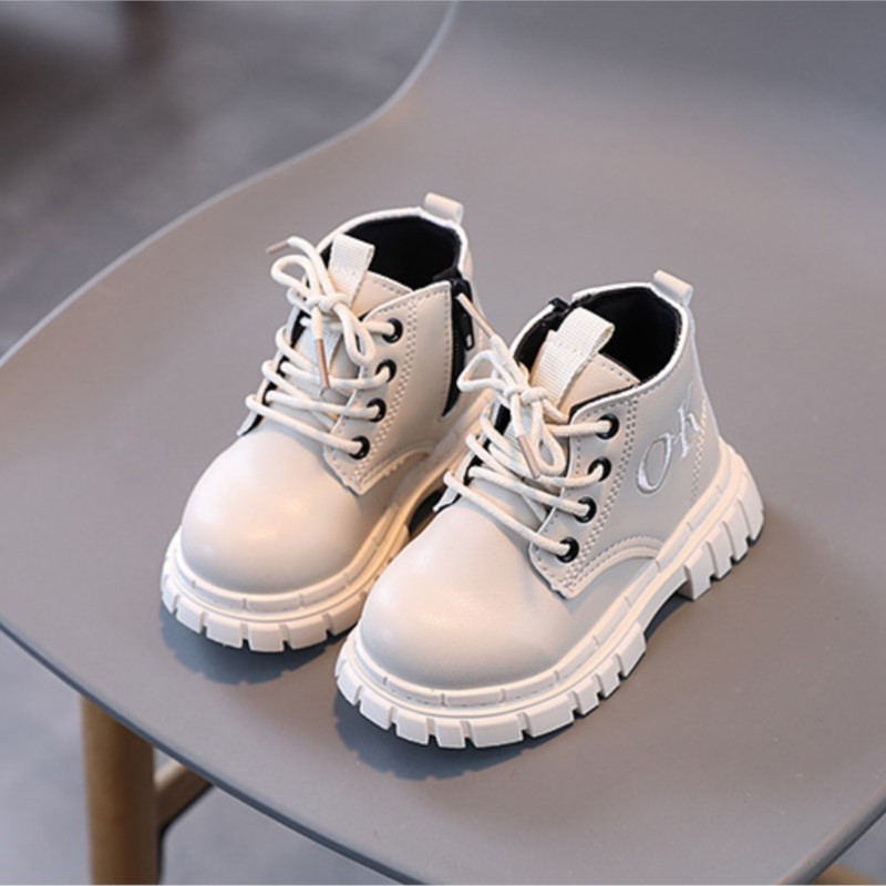 CAPSELLA KIDS Φθινοπωρινές χειμερινές μπότες μόδας για κορίτσια Κοντές μπότες για αγόρια Δερμάτινα μποτάκια νήπια κίτρινα παπούτσια Αθλητικά 21-36