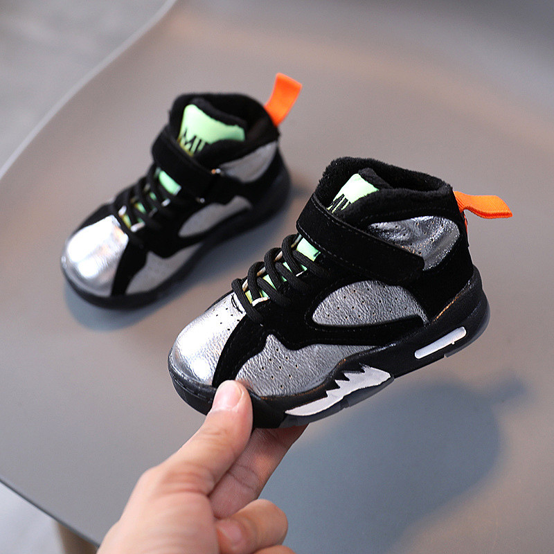 2023 Detské módne čižmy Chlapčenské topánky Jesenné a zimné kožené detské športové čižmy Čižmy pre batoľatá a dievčatá Teplé zimné čižmy Detské topánky