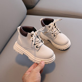 Jesen 2022. Dječje čizme od pu kože Gležnjače za djevojčice Vodootporne dječje tenisice Čizme za snijeg za malu djecu Ležerne čizme za dječake H387