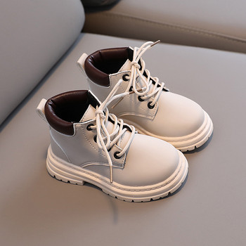 2022 Φθινόπωρο Παιδικά Pu Δερμάτινα Μποτάκια Κοριτσίστικα Μποτάκια Αδιάβροχα Παιδικά Αθλητικά Παπούτσια Παπούτσια για νήπια Μπότες χιονιού Boy Casual Boots H387