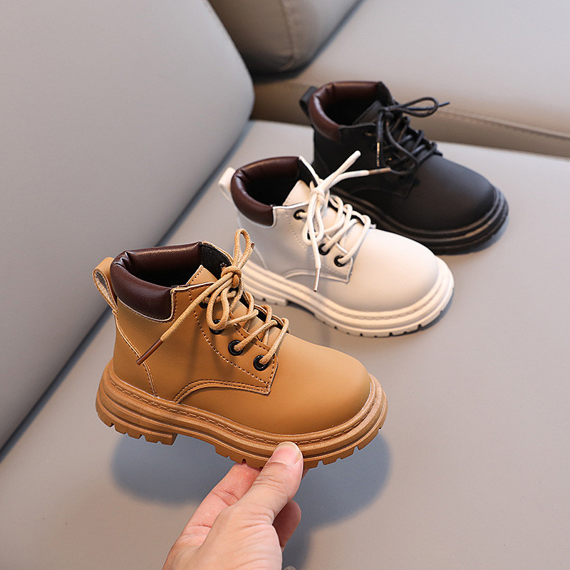 Jesen 2022. Dječje čizme od pu kože Gležnjače za djevojčice Vodootporne dječje tenisice Čizme za snijeg za malu djecu Ležerne čizme za dječake H387