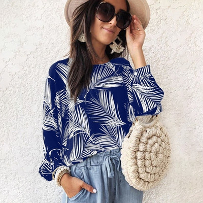 Cămașă Boho 2020, mărime mare, 5XL, pentru femei, cămașă imprimată cu mâneci lungi, cu decolteu floral, toamnă fierbinte, primăvară, bluză casual pentru femei