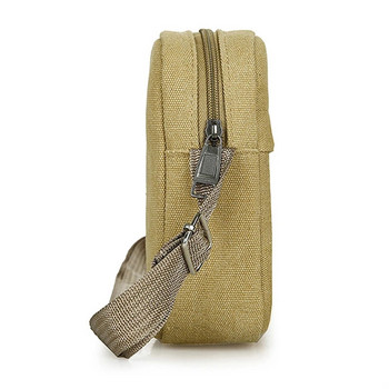 2022 Мъжка модна платнена малка чанта Ежедневни мъжки мини ръчни чанти Мъжки чанти през рамо през рамо за мъже Портмонета и чанти