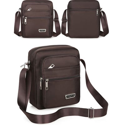 2023 Úplne nové pánske crossbody kabelky, pánske nylonové kabelky cez rameno, chlapčenské kabelky cez rameno, pánske kabelky na cesty, ležérne, veľké, sivé