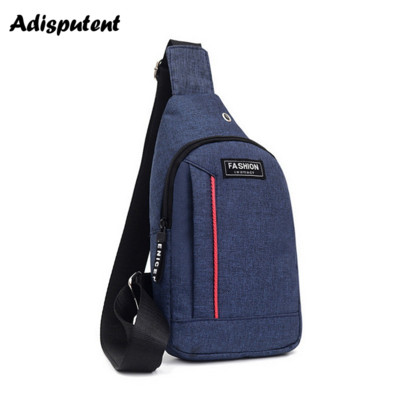 USB-töltős mellkastáska Alkalmi hevedertáska férfiaknak válltáska, férfi lopásgátló multifunkciós táskák sport utazócsomag