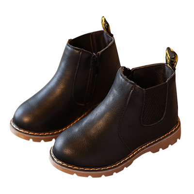 Lastele Moodsad poolsaapad Kevad/sügis väikelapsed Tüdrukutele Chelsea saapad lukuga Laste Poiste Lumesaapad PU-nahast tossud Botas