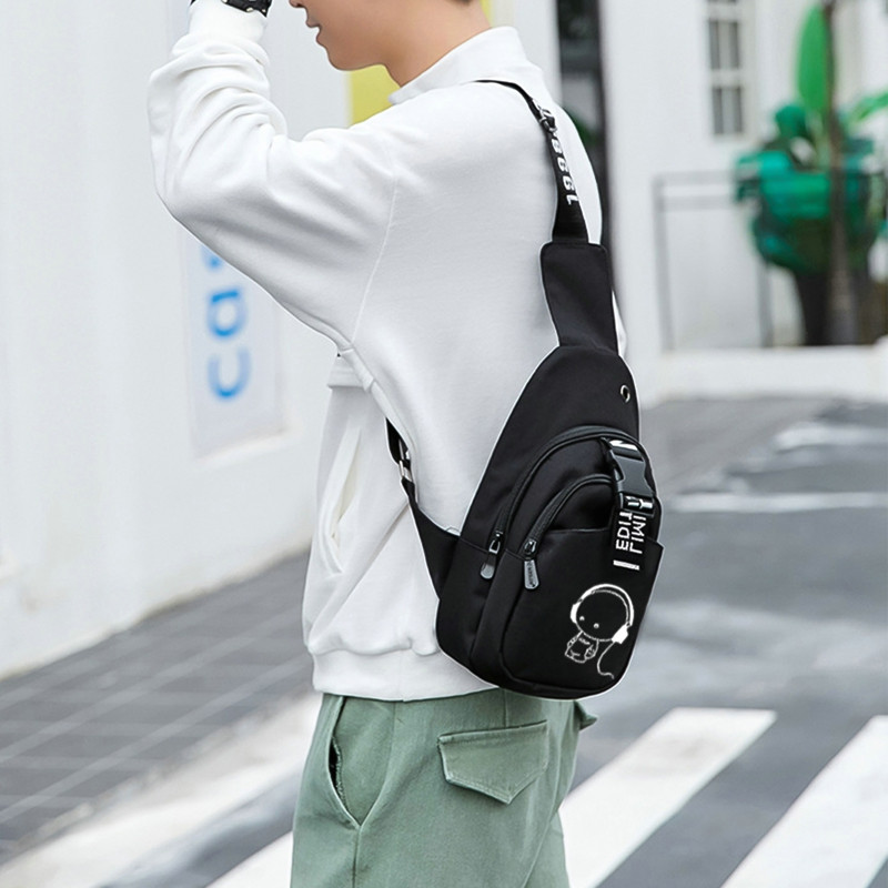 Usb škrinja Fanny Pack za žene Torba za pojas Svjetlosna reflektirajuća torba preko ramena Torba za nošenje sa strane Bočna torba za zabavu za muškarce Torbica za pojas