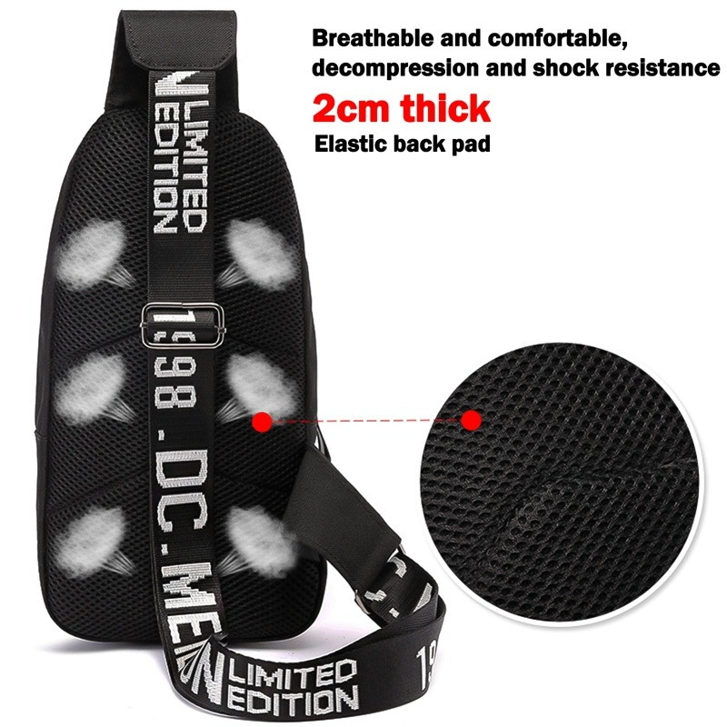 Usb škrinja Fanny Pack za žene Torba za pojas Svjetlosna reflektirajuća torba preko ramena Torba za nošenje sa strane Bočna torba za zabavu za muškarce Torbica za pojas