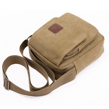 Тактическа военна платнена чанта Мъжки чанти Външна ретро малка чанта Crossbody Sling Армейски чанти Туризъм Спортна модна чанта през рамо