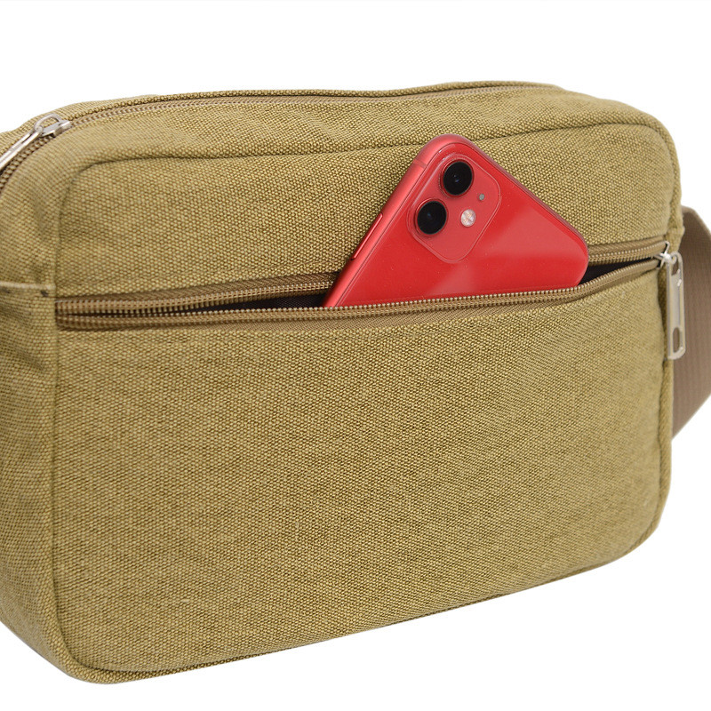 Geantă tactică militară din pânză Genți pentru bărbați, în aer liber, vintage, geantă mică, genți pentru armata, pentru drumeții, sport, geantă de umăr la modă