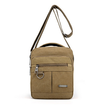 Нова ежедневна мъжка платнена чанта през рамо мъжки чанти Messenger семпла лека малка пътна чанта чанта през рамо