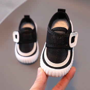 Дете Бебешки обувки за първи проходилки Дишащи бебешки обувки за малко дете Момичета Момчета Ежедневни мрежести обувки Меко дъно Удобни неплъзгащи се обувки