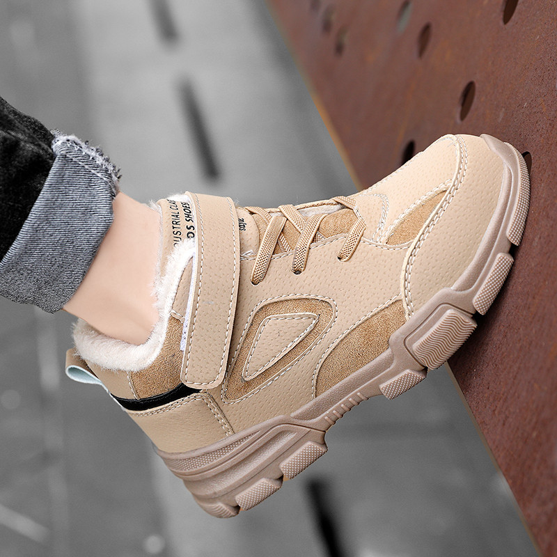 Încălțăminte pentru copii de marcă de iarnă Cizme pentru fete și băieți Cizme de zăpadă pentru copii din piele impermeabilă