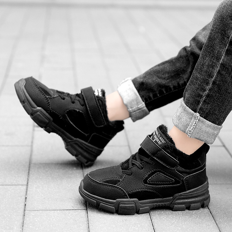 Încălțăminte pentru copii de marcă de iarnă Cizme pentru fete și băieți Cizme de zăpadă pentru copii din piele impermeabilă