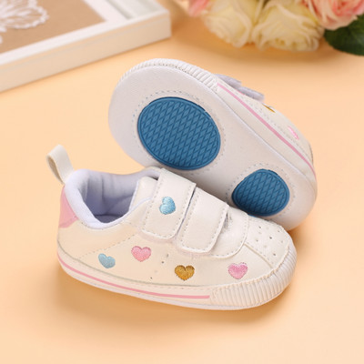 Pantofi ocazional pentru bebeluși Pantofi pentru pătuț pentru bebeluși pentru fetiță Pantofi drăguți cu talpă moale Prewalker Pantofi de mers pentru copil mic Primul plimbător 0-18 luni
