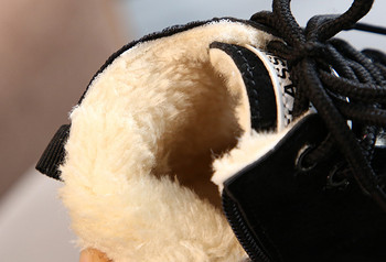 2022 Нови модни детски ботуши за обувки за бебе момче Детски обувки за малко момиче Топли плюшени зимни ботуши1 2 3 4 5 6 години