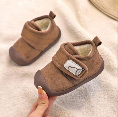 2022. Zimske čizme za dojenčad, malu djecu, prve hodalice za dječake, neklizajuće, dječje čizme, tople plišane čizme za snijeg za dječake, vanjske tenisice s mekim potplatom