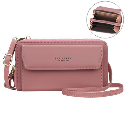 Nové dámske kabelky, kožené kabelky cez rameno, dámske dvojvrstvové veľkokapacitné crossbody kabelky, držiaky na karty, prenosná kabelka