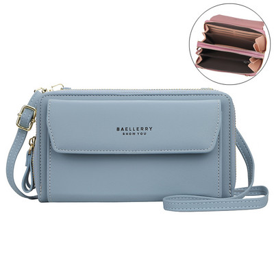 Nové dámske kabelky, kožené kabelky cez rameno, dámske dvojvrstvové veľkokapacitné crossbody kabelky, držiaky na karty, prenosná kabelka