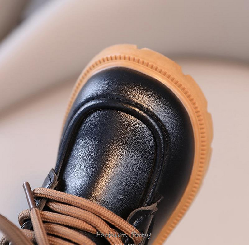 Dječje cipele u engleskom stilu Dječaci Čizme za djevojčice Jesen Zima Moda Vintage cipele Dječje kratke gležnjače botinki detskie 21-30