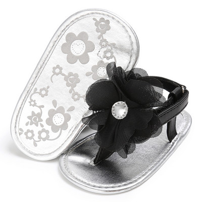 Suvised imikud, tüdrukud, moekingad väikelapsed, sandaalid, pehmed kummist tald, libisemisvastased lilled, pitsid, võrevoodi, esimene jalutuskäru 0-18M