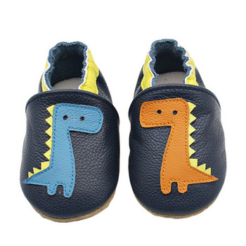 2023 Бебешки обувки Мека кравешка кожа Ботуши за новородени за бебета Момчета Момичета Бебешки мокасини Чехли First Walkers Prewalker