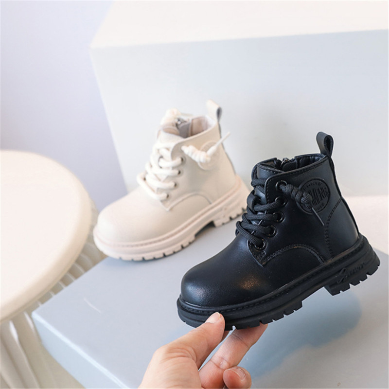 Nove jesenske dječje čizme za 2023., kožne čizme za djevojčice, vodootporne gumene potplate, modne čizme za malu djecu, dječake