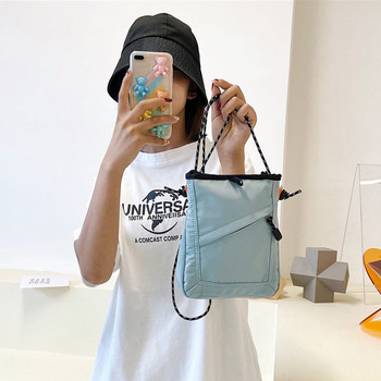 Мини водоустойчива куриерска чанта Квадратна чанта Чанта за мобилен телефон Мини ежедневен мобилен телефон Унисекс Пътна квадратна чанта Чанта за рамо