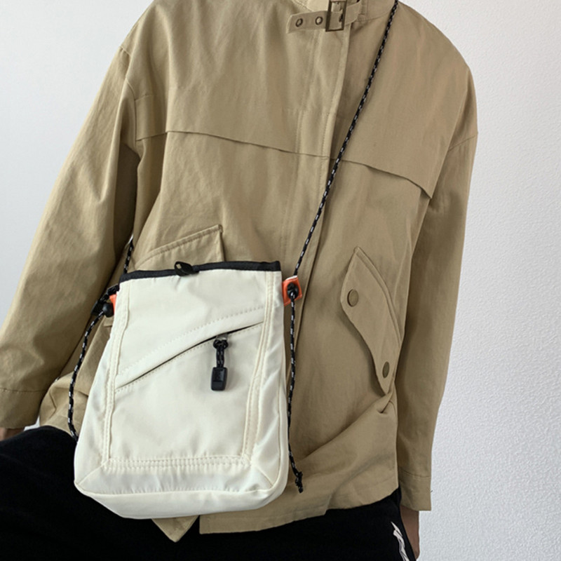 Mini veekindel Messenger kott Square kott Mobiiltelefonikott Mini vabaaja mobiiltelefoni Unisex Travel Square käekott Õlakott