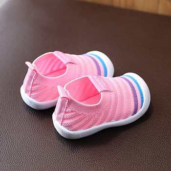 Baby First Walkers Бебешки плетени обувки Прохождащи момичета Ежедневни обувки за закрито на открито с мека подметка за момче 1 година Zapatos Пролет Есен