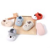 Dječje cipele za novorođenče Slatka životinja, svinja, lisica, dječake, djevojčice, dojenčad, malu djecu, mekane potplate, cipele za dječji krevetić protiv klizanja, prva hodalica