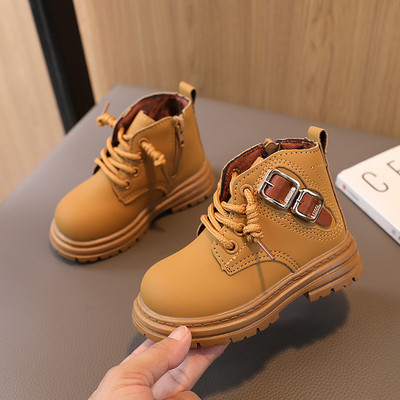 Bebeluși Copii Ghete din piele Copii Tenisi casual Toamnă Și Iarnă Copii mici Moda Cizme Băieți Fete Pantofi de grădiniță