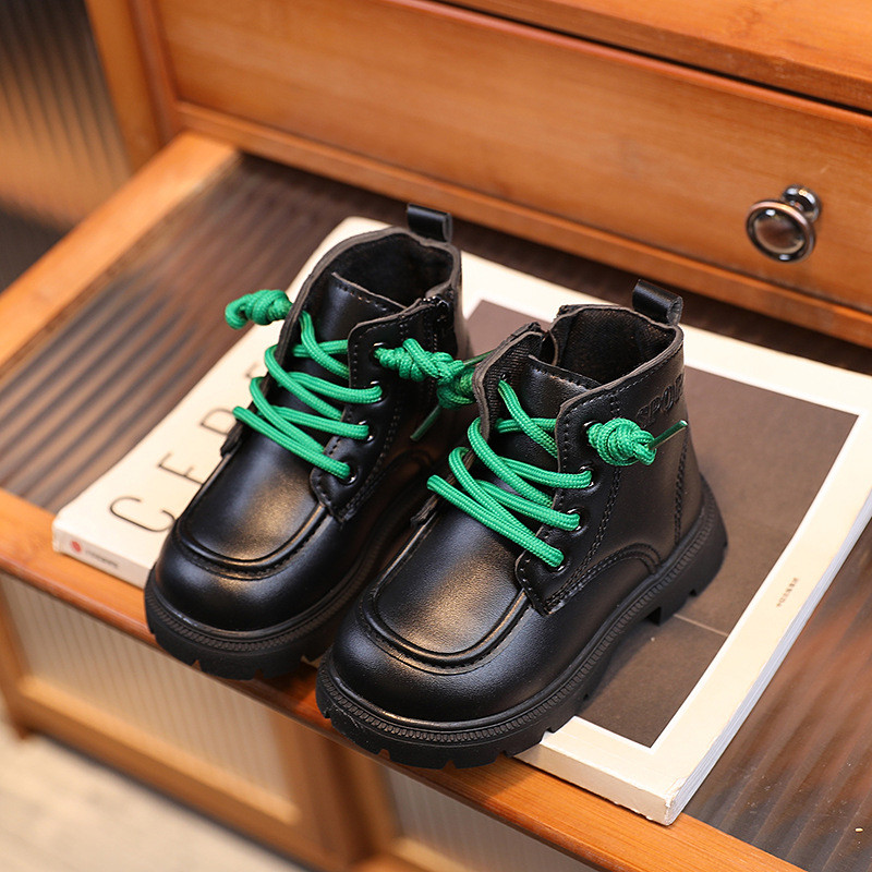 Bebeluși Copii Ghete din piele Copii Tenisi casual Toamnă Și Iarnă Copii mici Moda Cizme Băieți Fete Pantofi de grădiniță