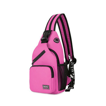 Дамска чанта за гърди Чанта през рамо Crossbag Раница Спортна чанта за пътуване Външна чанта Плътен цвят Нова за жени Bolsa
