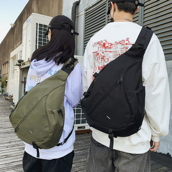 Ежедневна хип-хоп туристическа унисекс чанта през рамо с голям капацитет. Висококачествена найлонова чанта за съхранение през рамо