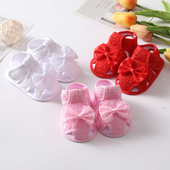 Обувки за новородени момичета Памук Сладки малки деца Мека подметка Обувки за принцеса с пеперуда Пролет Есен Първи проходилки Подарък за рожден ден