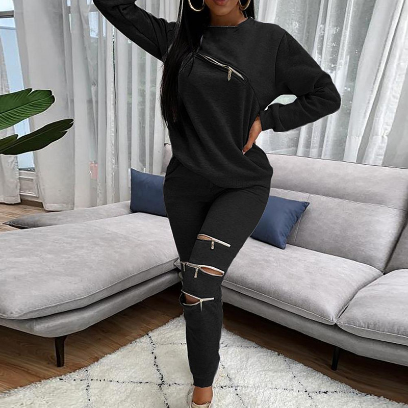 Πορτοκαλί γυναικεία φθινοπωρινά casual σετ δύο τεμαχίων με κουκούλα Crop tops Sporty κολάν που ταιριάζουν ελαστικά απαλά Skinny Fitness Slim Streetwear