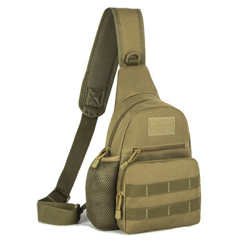 Tactical Army Shoulder Bag Men Sling Crossbody Molle Multicam Camouflage Κάμπινγκ Ταξίδι Πεζοπορία Κυνήγι Γυναικείο Στρατιωτικό στήθοςBL055