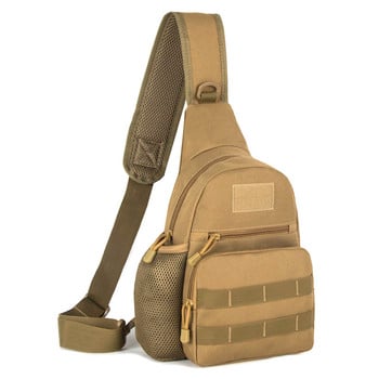 Тактическа армейска чанта през рамо Мъжка прашка Crossbody Molle Multicam Камуфлаж Къмпинг Пътуване Туризъм Лов Женски военен сандъкBL055