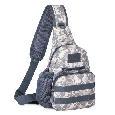 Taktikaline armee õlakott Meeste tropp Crossbody Molle Multicam Kamuflaaž Telkimine Reisimine Matkamine Jahindus Naiste sõjaline rindBL055