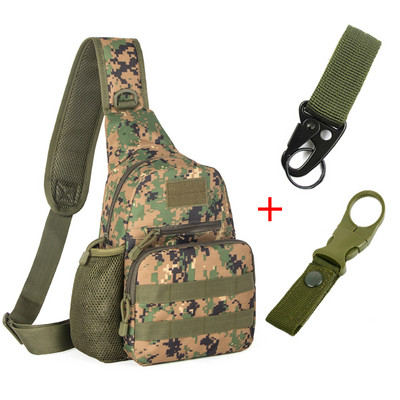 Taktikaline armee õlakott Meeste tropp Crossbody Molle Multicam Kamuflaaž Telkimine Reisimine Matkamine Jahindus Naiste sõjaline rindBL055
