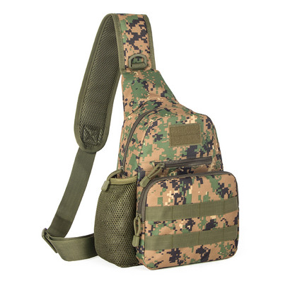 Taktikaline armee õlakott Meeste tropp Crossbody Molle Multicam Kamuflaaž Telkimine Reisimine Matkamine Jahindus Naiste sõjaline rindBL055