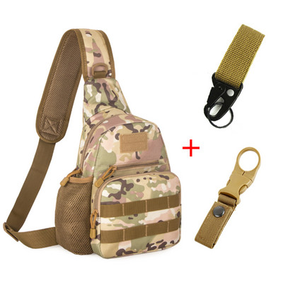 Taktikaline armee õlakott Meeste tropp Crossbody Molle Multicam Kamuflaaž Telkimine Reisimine Matkamine Jahindus Naiste sõjaline rindBL055