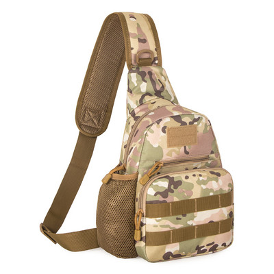 Taktikaline armee õlakott Meeste tropp Crossbody Molle Multicam Kamuflaaž Telkimine Reisimine Matkamine Jahindus Naiste sõjaline rindBL055