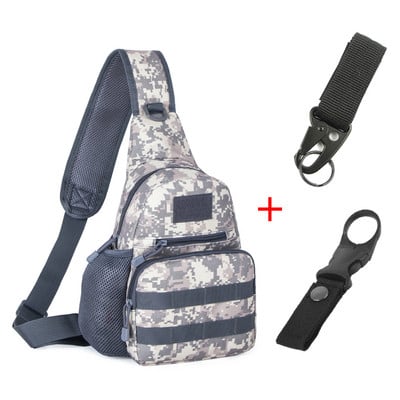 Taktikaline armee õlakott Meeste tropp Crossbody Molle Multicam Kamuflaaž Telkimine Reisimine Matkamine Jahindus Naiste sõjaline rindBL055